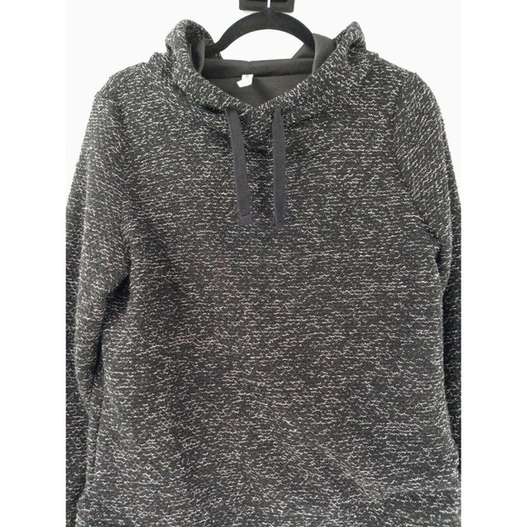 Women's Fabletics Yukon Space Dyed Black White Hoodie Size M - Picture 2 of 5